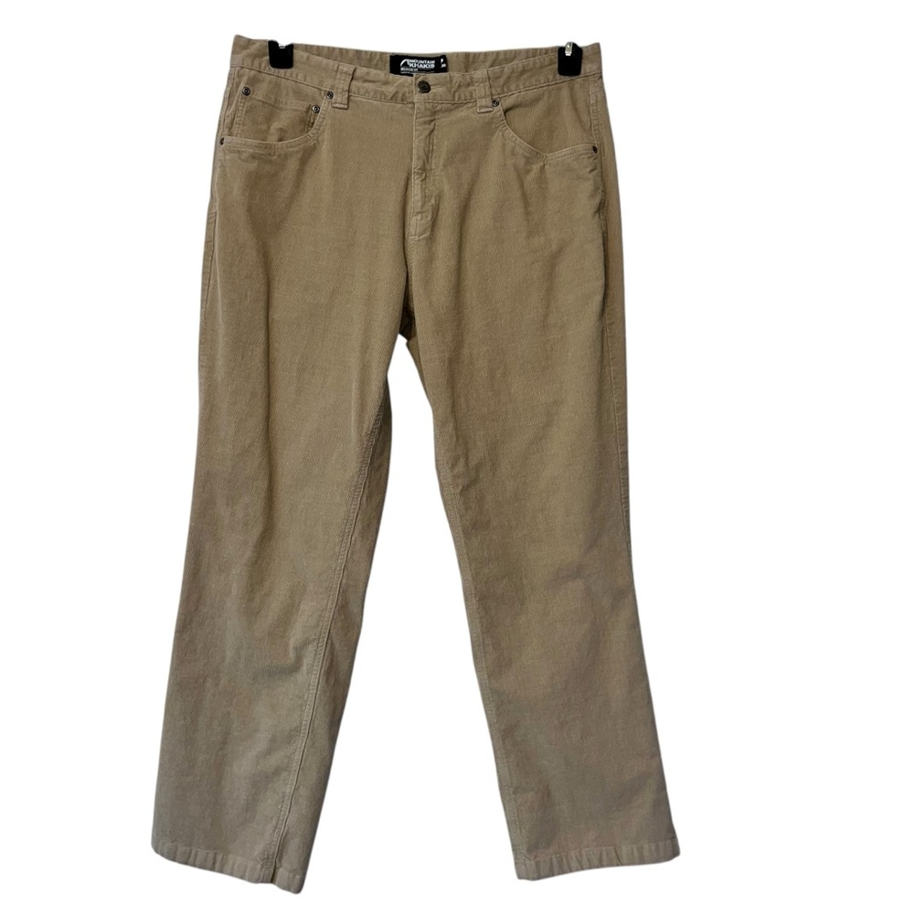 Men’s Mountain Khakis Crest Cord Corduroy‎ Pants Khaki Relaxed 36X29